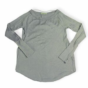 WE THE FREE Women’s Olive Green Long Sleeve Ribbed Knit Top Size Small